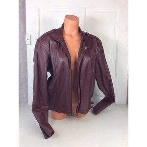 Fidelity Leather Motorcycle Jacket Womens Large
